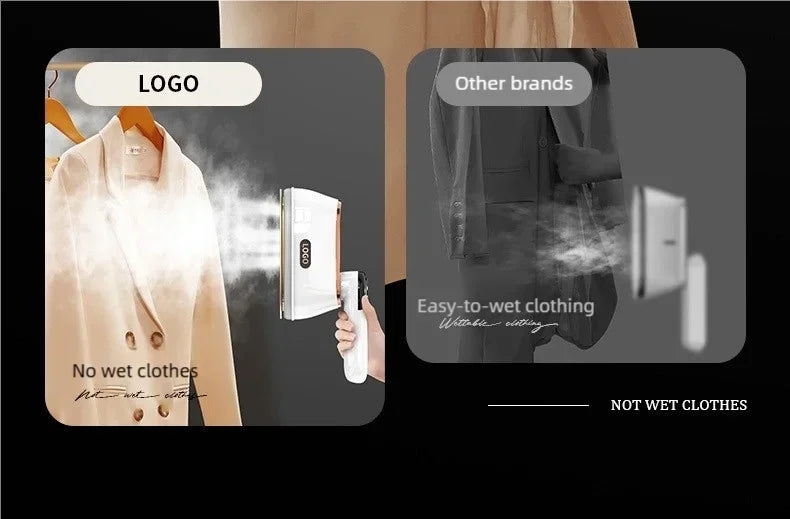 Handheld steam hanging iron