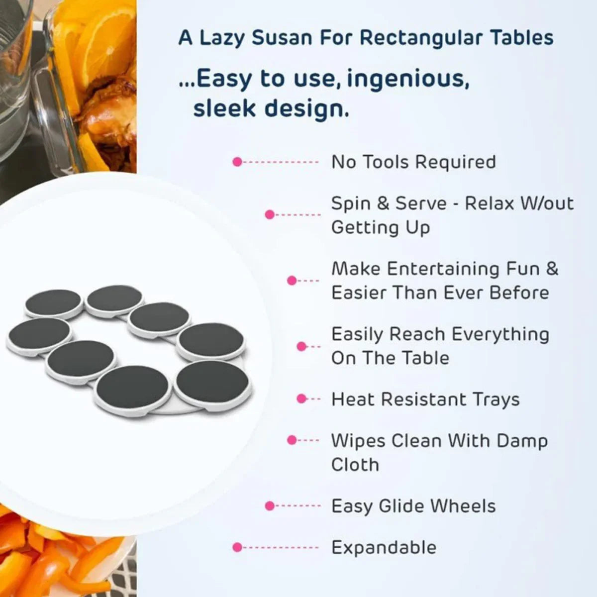 Lazy Rotating for Dining Table