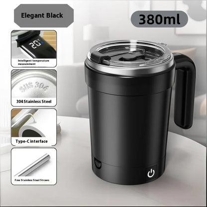 smart temperature-measuring magnetic automatic stirring cup