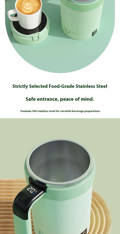 smart temperature-measuring magnetic automatic stirring cup
