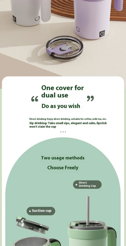 smart temperature-measuring magnetic automatic stirring cup