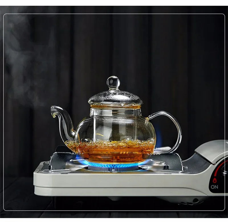 Glass Teapot with Tea Strainer