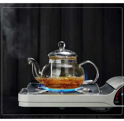 Glass Teapot with Tea Strainer