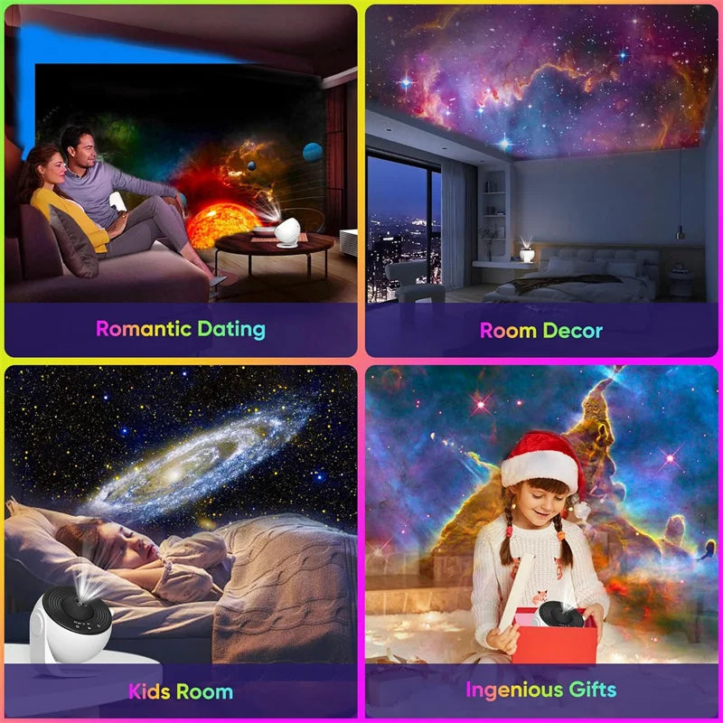 LED Night Light Galaxy Projector Starry Sky