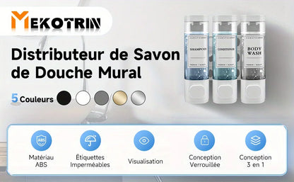 3-in-1 Shampoo and Conditioner Dispenser