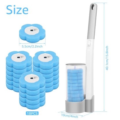 Disposable Toilet Brush Long Handle