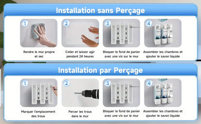 3-in-1 Shampoo and Conditioner Dispenser
