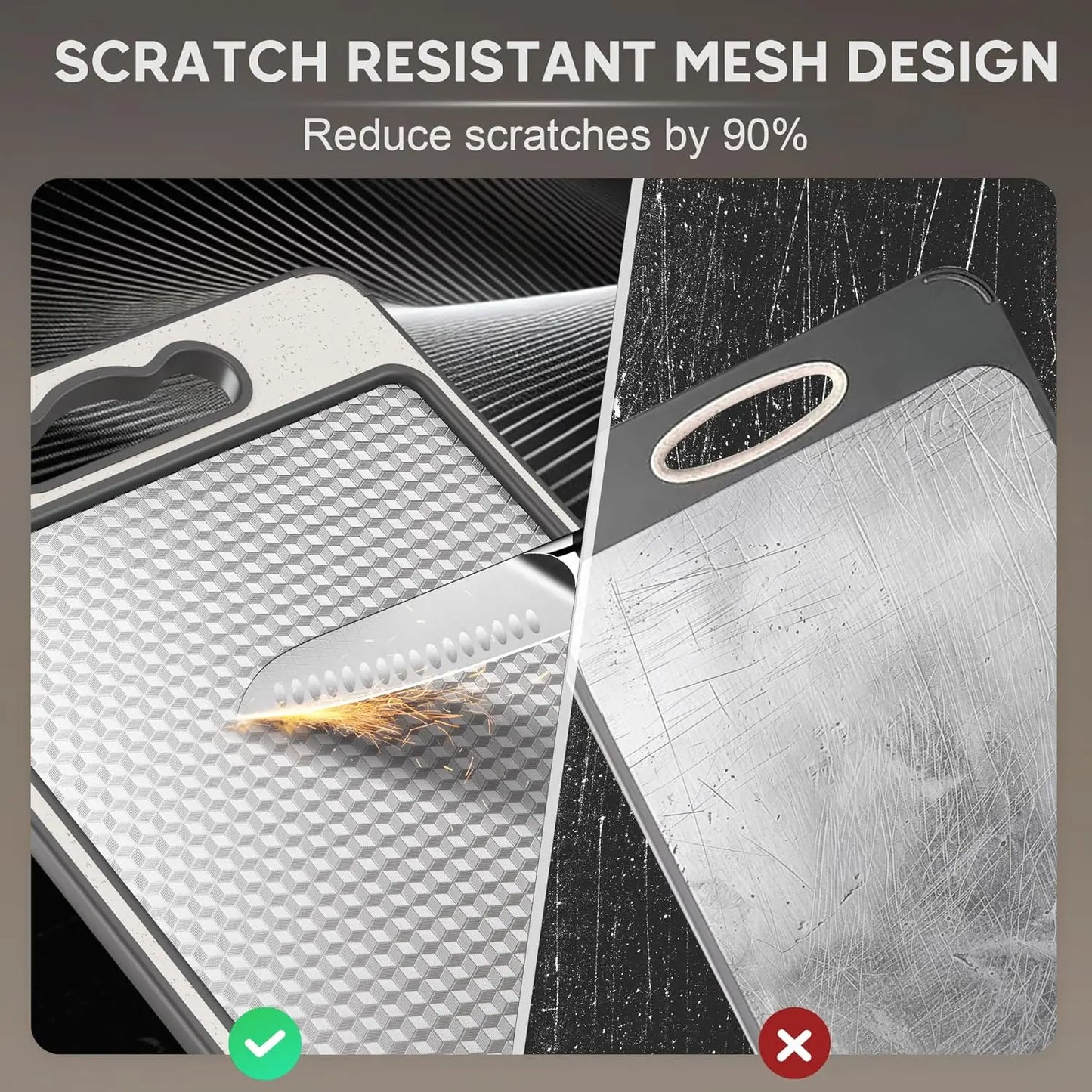 Stainless Steel Cutting Board, Scratch Resistant