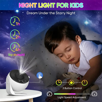 LED Night Light Galaxy Projector Starry Sky