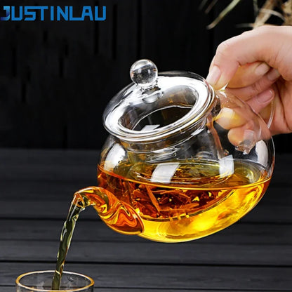 Glass Teapot with Tea Strainer