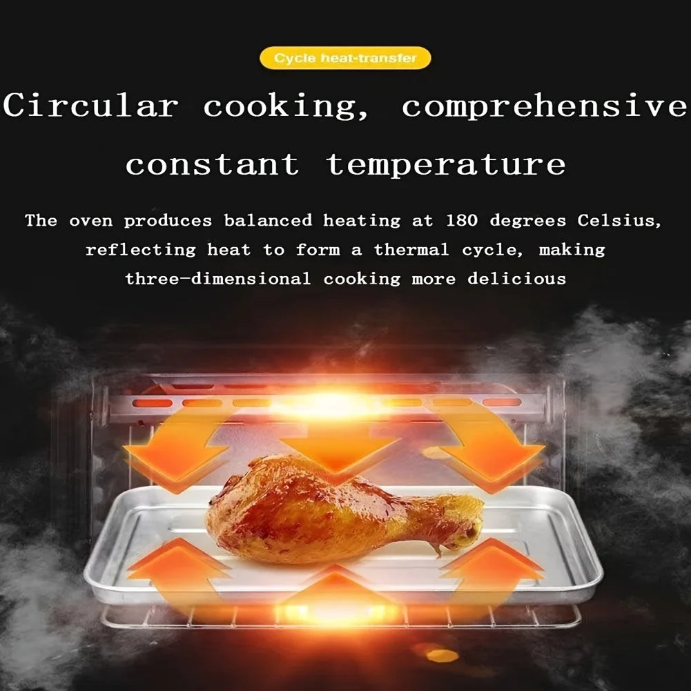 3-in-1 breakfast station with a coffee maker, automatic timer breakfast maker, non-stick bread oven with a frying pan