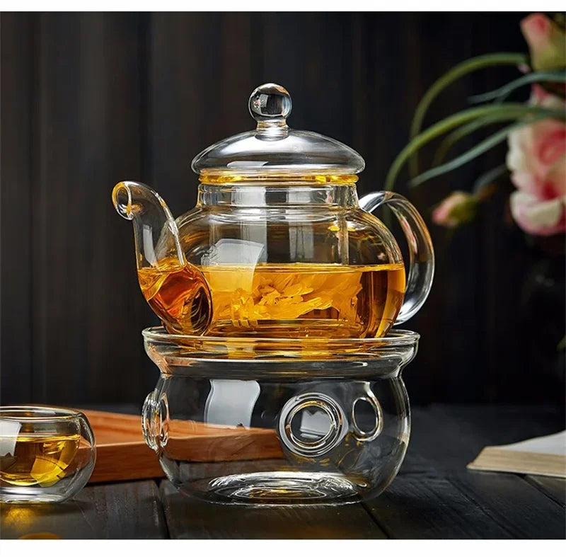 Glass Teapot with Tea Strainer