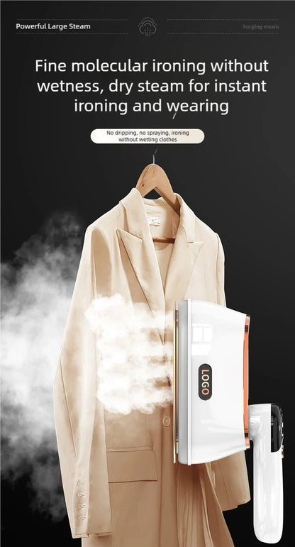 Handheld steam hanging iron