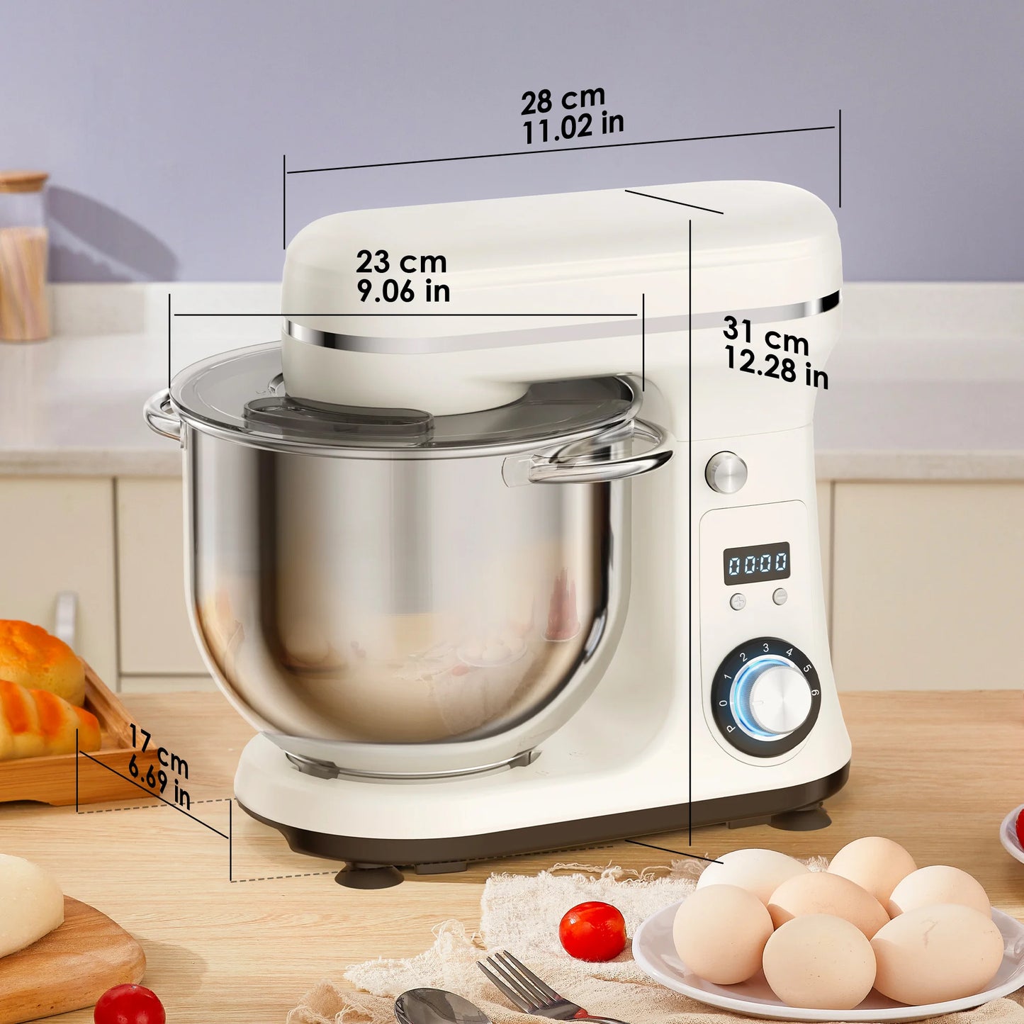 BioloMix Kitchen Food Stand Mixer Blender
