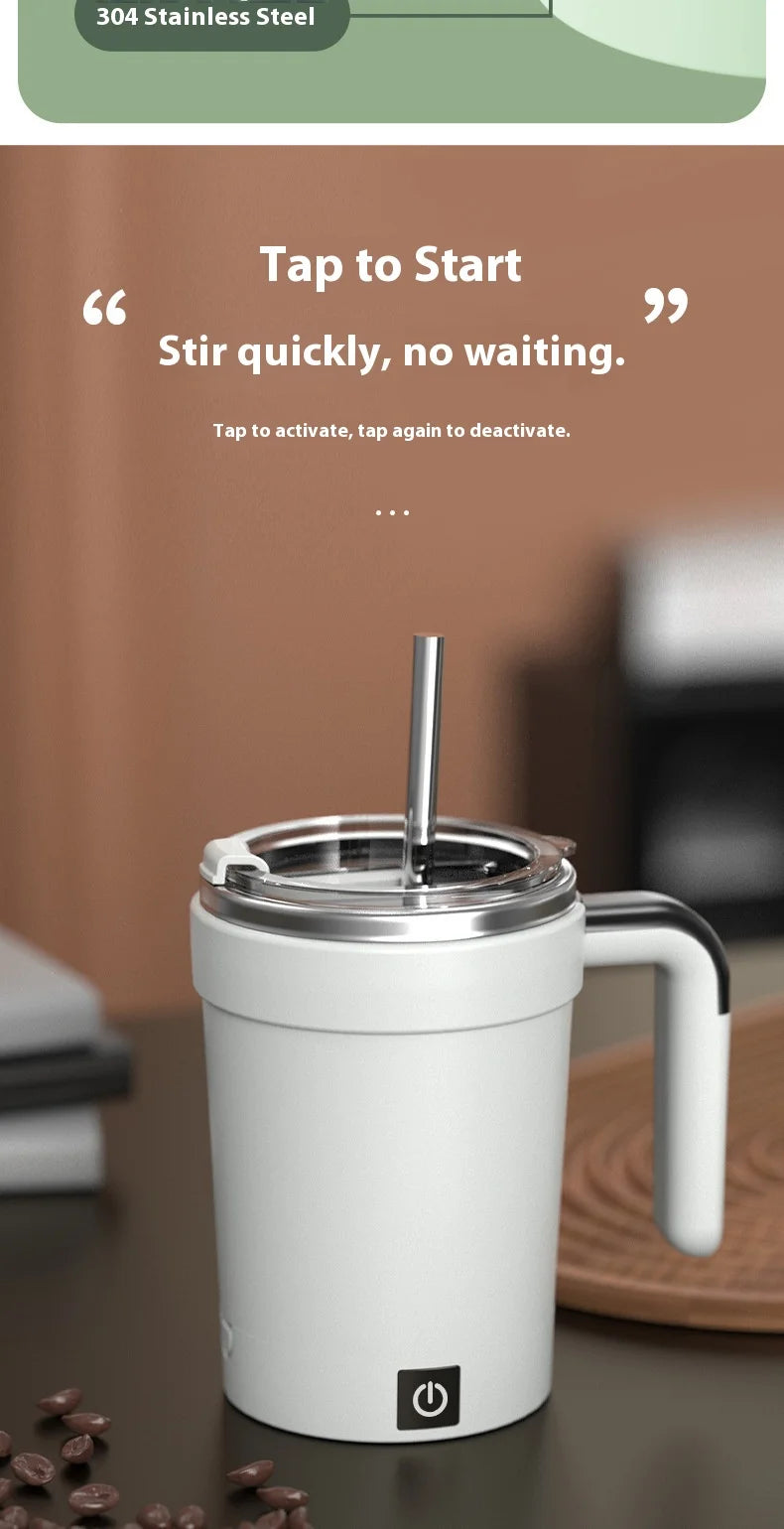 smart temperature-measuring magnetic automatic stirring cup
