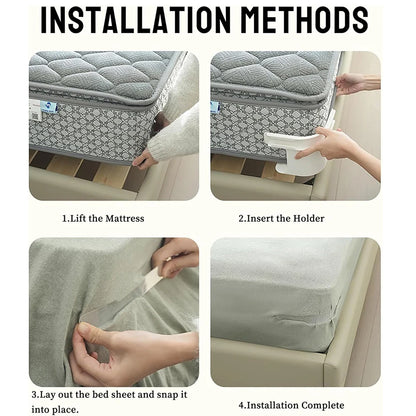 Universal Bedsheet Corner Tightener Clips