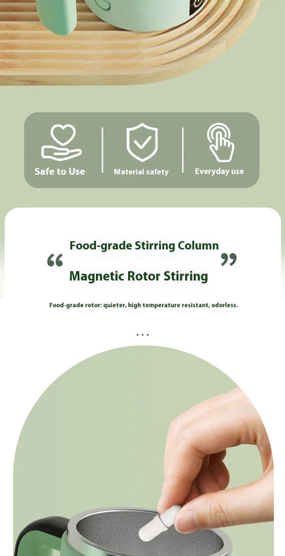 smart temperature-measuring magnetic automatic stirring cup