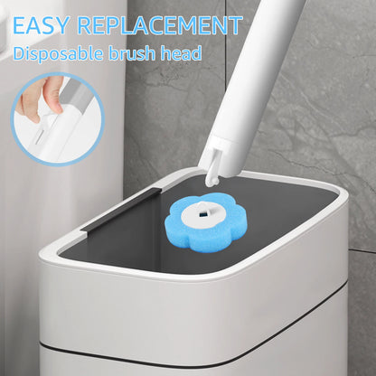 Disposable Toilet Brush Long Handle