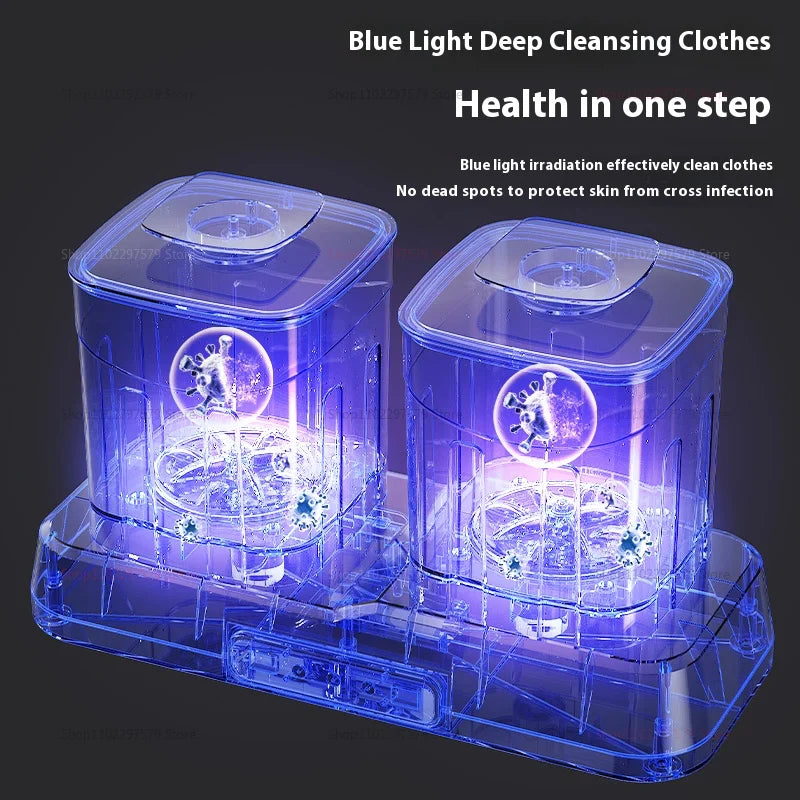 Double Barrel Independent Portable Cleaning Machine Installation-Free Model For Home Dormitories Compact Mini Clothes Cleaner