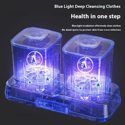 Double Barrel Independent Portable Cleaning Machine Installation-Free Model For Home Dormitories Compact Mini Clothes Cleaner