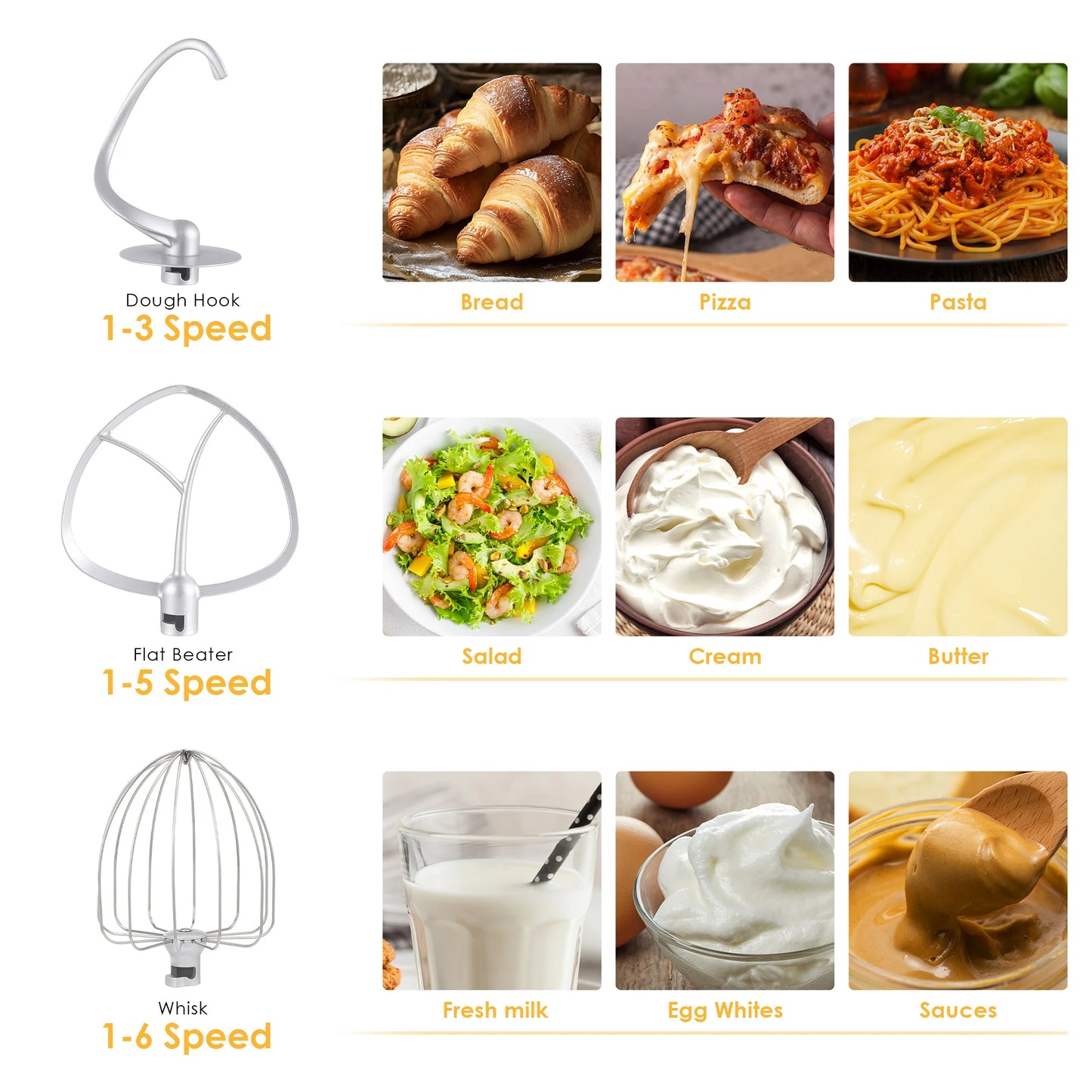 BioloMix Kitchen Food Stand Mixer Blender