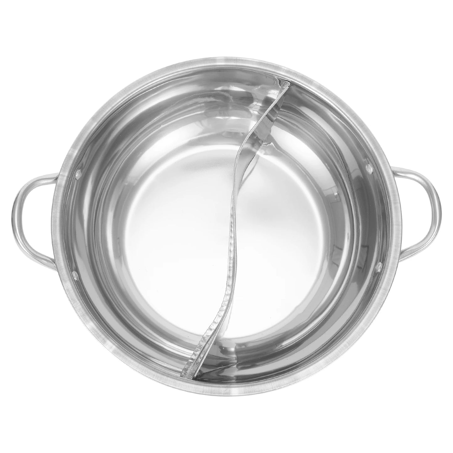 Stainless Steel Twin Divided Double Pot Hotpot Cooker