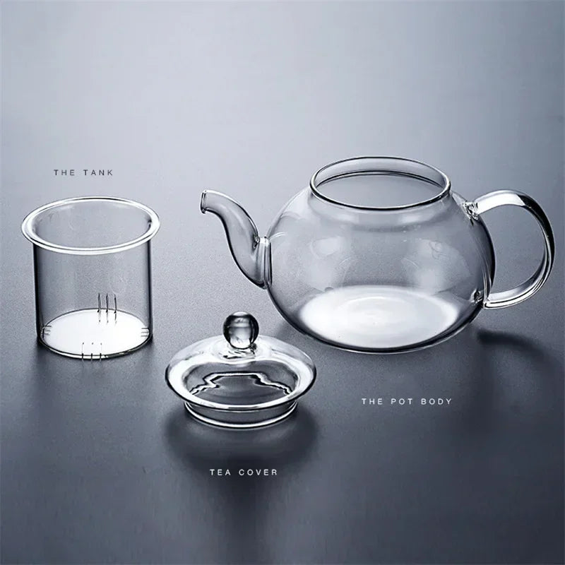 Glass Teapot with Tea Strainer