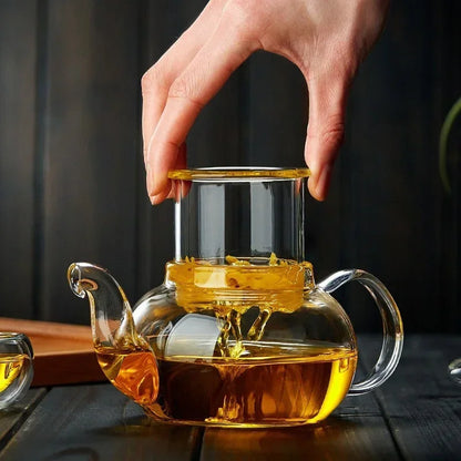 Glass Teapot with Tea Strainer