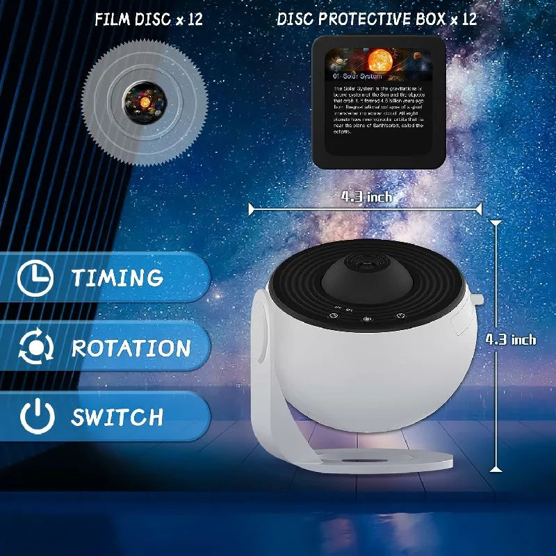LED Night Light Galaxy Projector Starry Sky