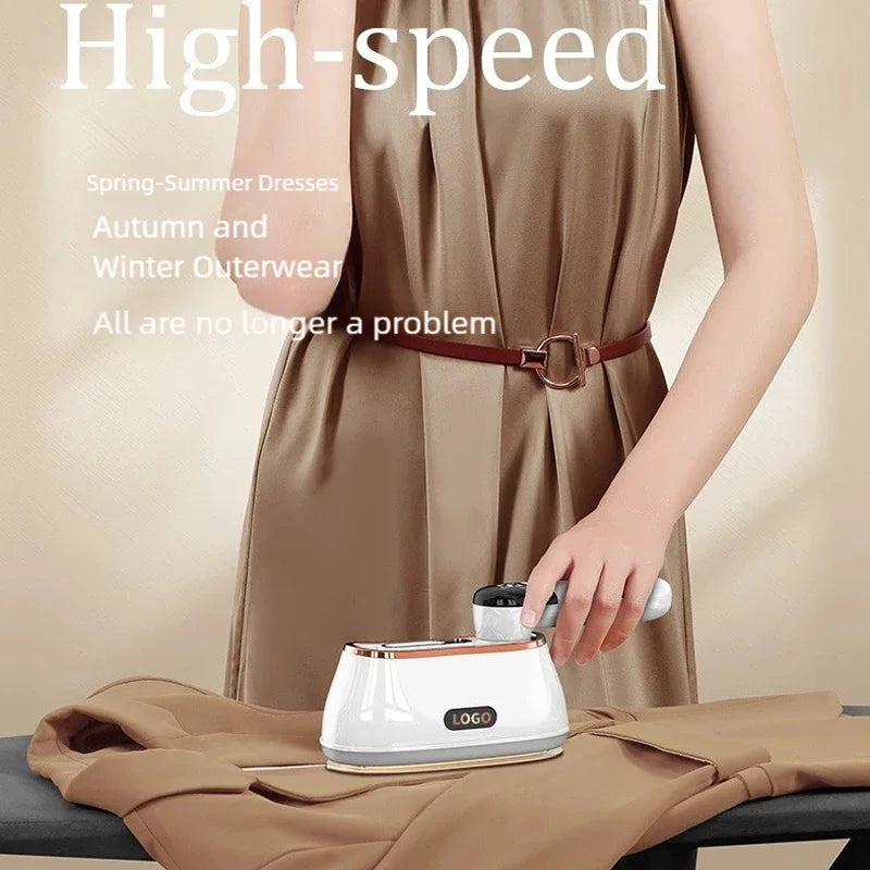 Handheld steam hanging iron