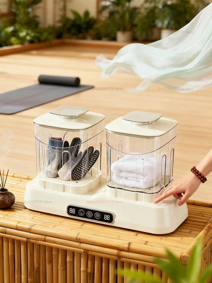 Double Barrel Independent Portable Cleaning Machine Installation-Free Model For Home Dormitories Compact Mini Clothes Cleaner