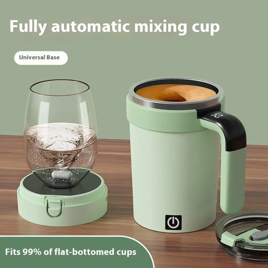 smart temperature-measuring magnetic automatic stirring cup