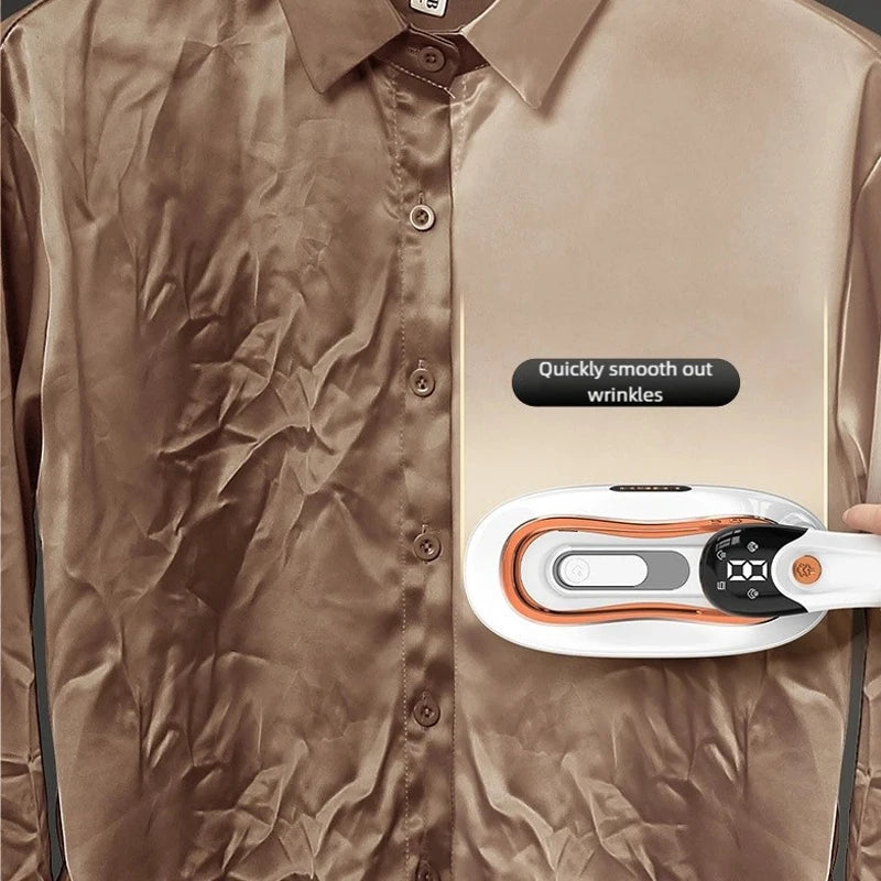 Handheld steam hanging iron