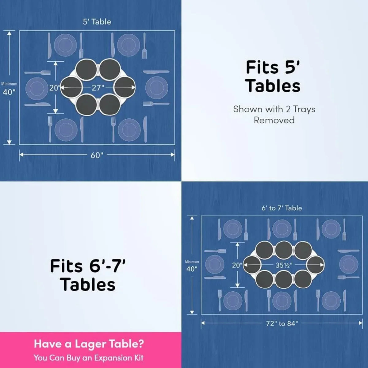 Lazy Rotating for Dining Table
