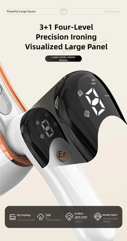 Handheld steam hanging iron