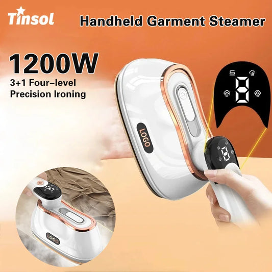 Handheld steam hanging iron