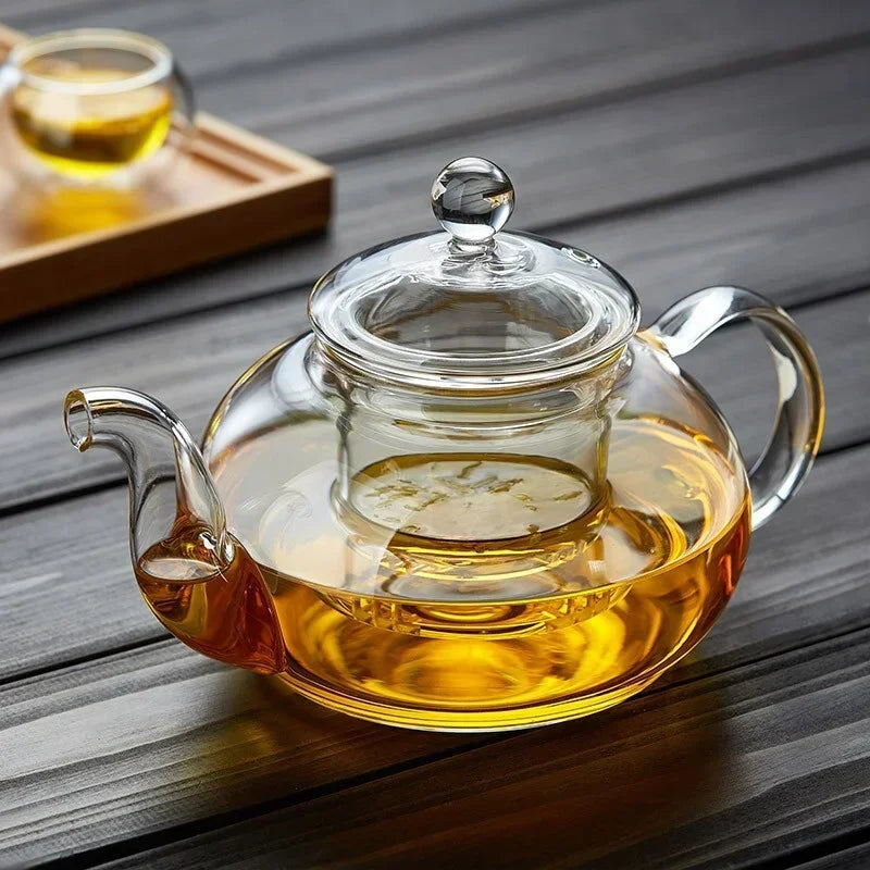 Glass Teapot with Tea Strainer
