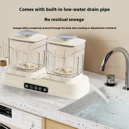 Double Barrel Independent Portable Cleaning Machine Installation-Free Model For Home Dormitories Compact Mini Clothes Cleaner