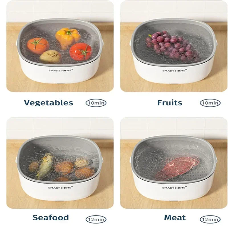 Ultrasonic Fruit and Vegetable Washing Unit