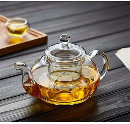 Glass Teapot with Tea Strainer
