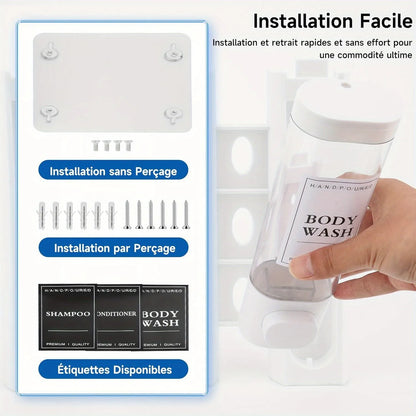 3-in-1 Shampoo and Conditioner Dispenser
